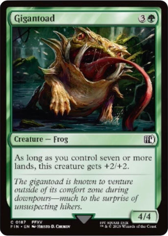 Image for Gigantoad (187) (FINAL FANTASY) - Magic: The Gathering