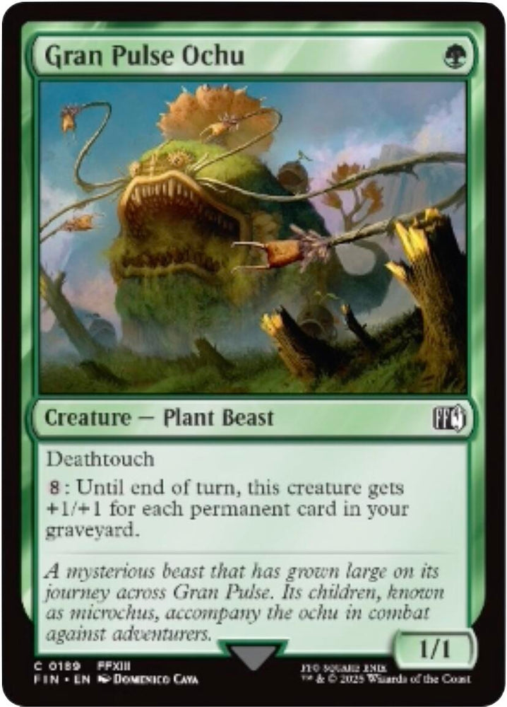 Image for Gran Pulse Ochu (189) (FINAL FANTASY) - Magic: The Gathering