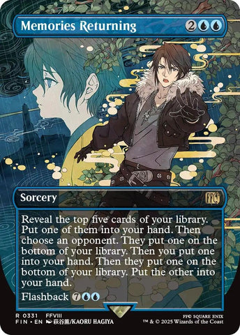 Image for Memories Returning (Borderless) (331) (FINAL FANTASY) - Magic: The Gathering