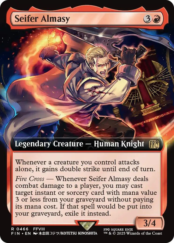 Image for Seifer Almasy (Extended Art) (466) (FINAL FANTASY) - Magic: The Gathering
