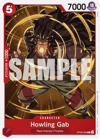 Image for Howling Gab (Reprint) (OP09-006) - One Piece Card Game