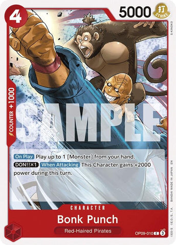 Image for Bonk Punch (Reprint) (OP09-010) - One Piece Card Game