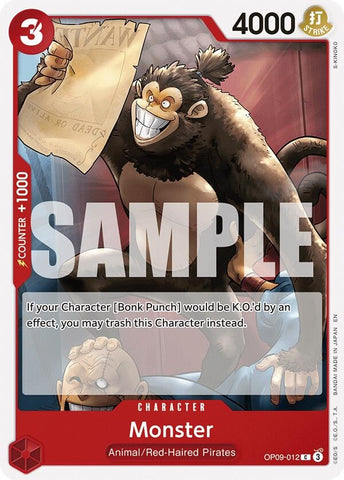 Image for Monster (Reprint) (OP09-012) - One Piece Card Game