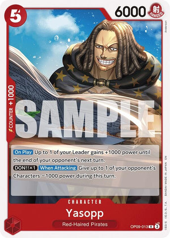 Image for Yasopp (Reprint) (OP09-013) - One Piece Card Game