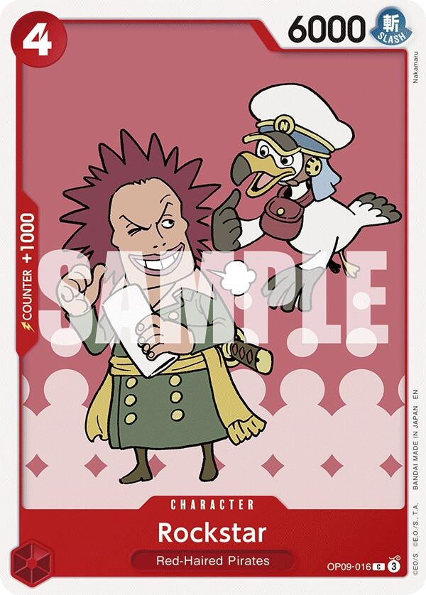 Image for Rockstar (Reprint) (OP09-016) - One Piece Card Game