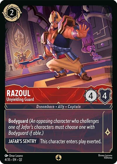 Image for Razoul - Unyielding Guard (4/35) - Disney Lorcana