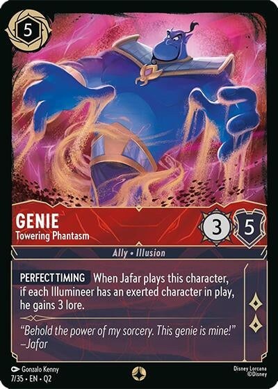 Image for Genie - Towering Phantasm (7/35) [Illumineer's Quest: Palace Heist] - Disney Lorcana