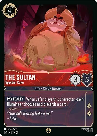 Image for The Sultan - Spectral Ruler (8/35) - Disney Lorcana