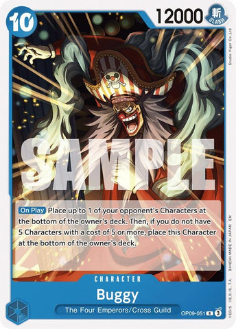 Image for Buggy (Reprint) (OP09-051) - One Piece Card Game