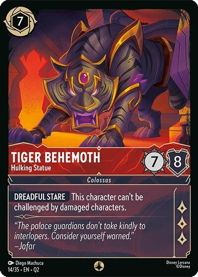 Image for Tiger Behemoth - Hulking Statue (14/35) - Disney Lorcana