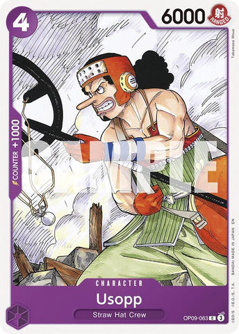 Image for Usopp (Reprint) (OP09-063) - One Piece Card Game