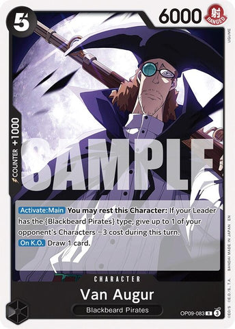 Image for Van Augur (Reprint) (OP09-083) - One Piece Card Game