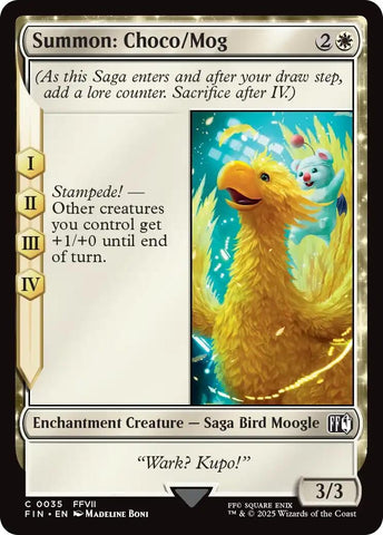 Image for Summon: Choco/Mog (35) (FINAL FANTASY) - Magic: The Gathering