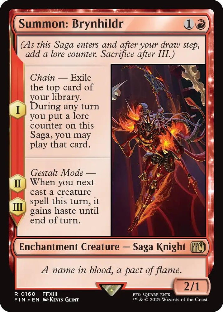 Image for Summon: Brynhildr (160) (FINAL FANTASY) - Magic: The Gathering