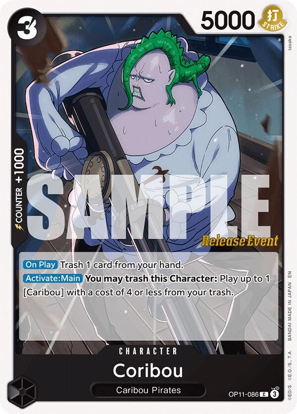 Image for Coribou (OP11-086) - One Piece Card Game