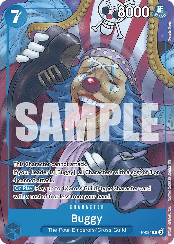 Image for Buggy (Promo Reprint) (P-084) - One Piece Card Game