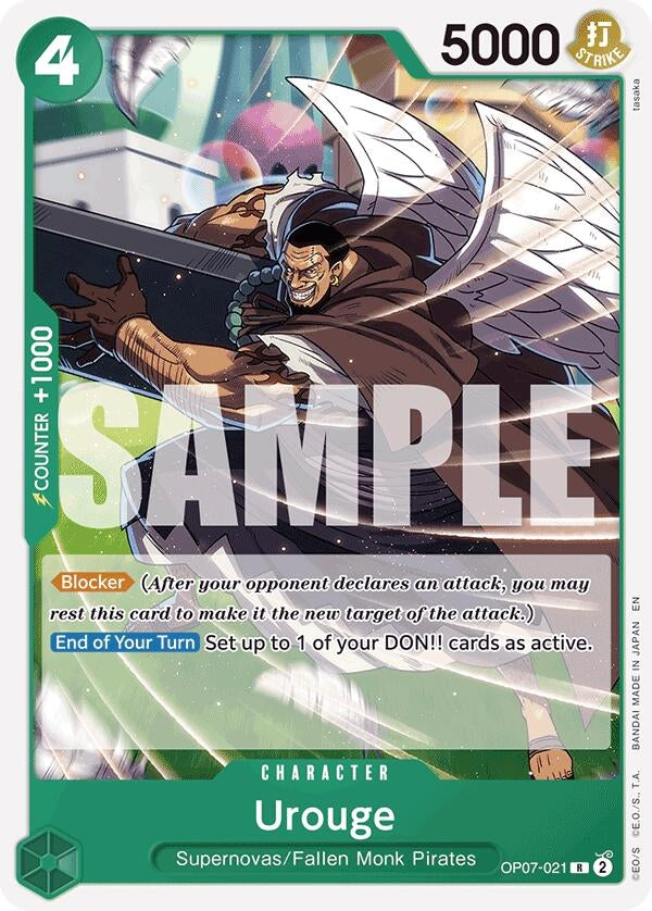 Image for Urouge (Reprint) (OP07-021) - One Piece Card Game