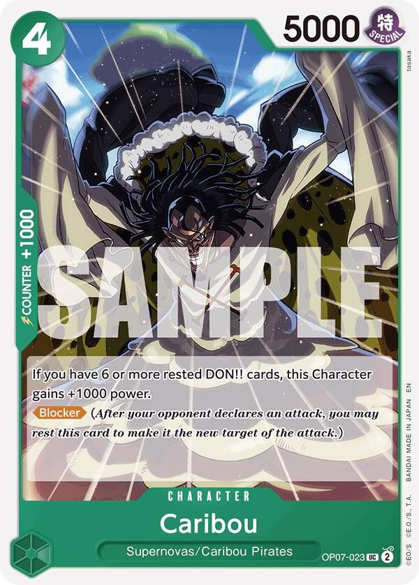 Image for Caribou (Reprint) (OP07-023) - One Piece Card Game