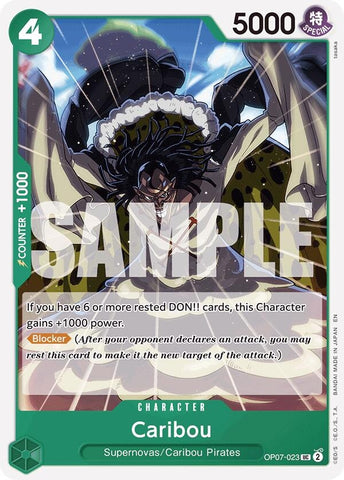 Image for Caribou (Reprint) (OP07-023) - One Piece Card Game