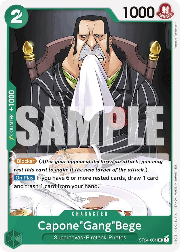 Image for Capone"Gang"Bege (ST24-001) - One Piece Card Game
