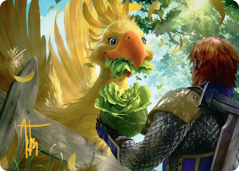 Image for Gysahl Greens Art Card (Gold-Stamped Signature) (10) (Art Series: FINAL FANTASY) - Magic: The Gathering