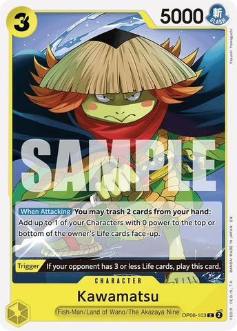 Image for Kawamatsu (Reprint) (OP06-103) - One Piece Card Game