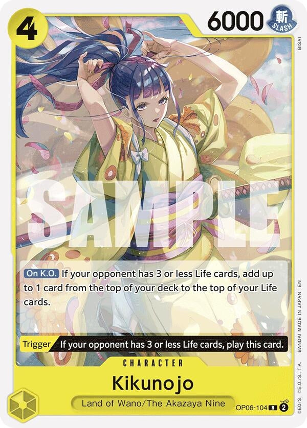 Image for Kikunojo (Reprint) (OP06-104) - One Piece Card Game