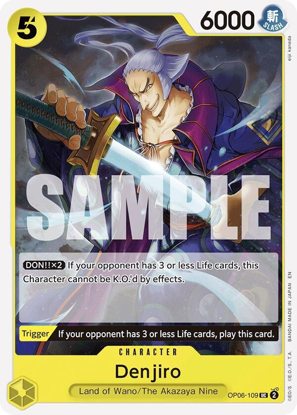 Image for Denjiro (Reprint) (OP06-109) - One Piece Card Game