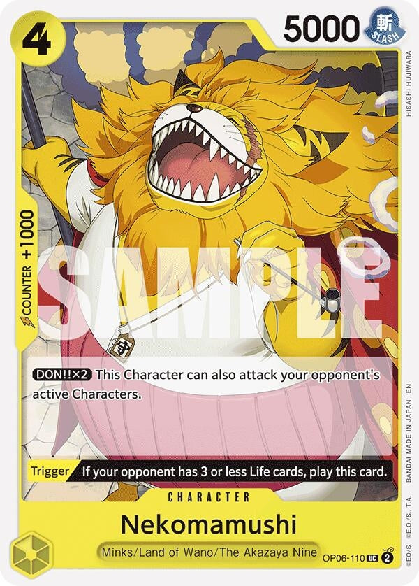 Image for Nekomamushi (Reprint) (OP06-110) - One Piece Card Game