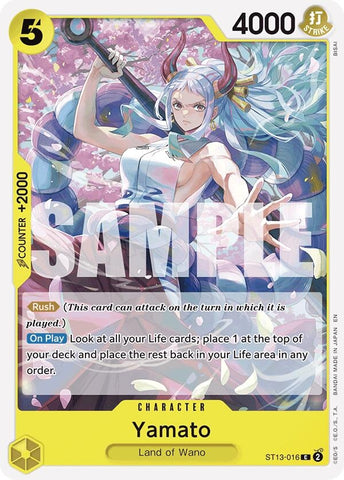 Image for Yamato (Reprint) (ST13-016) - One Piece Card Game