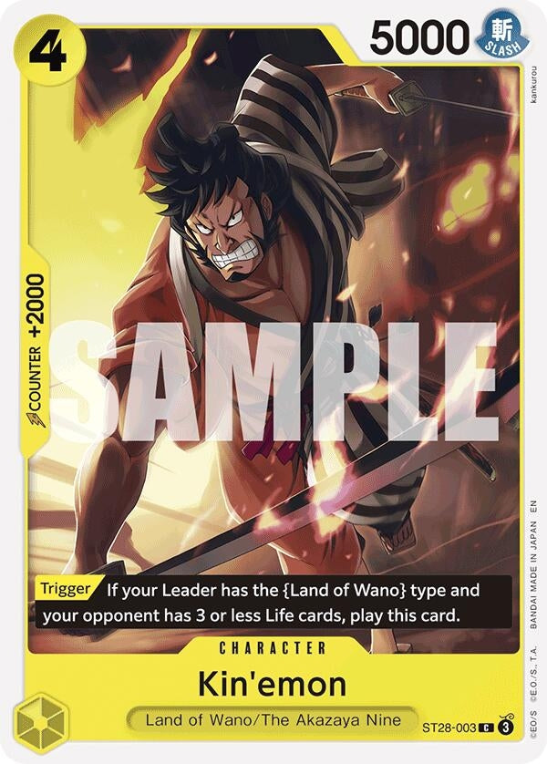 Image for Kin'emon (ST28-003) - One Piece Card Game