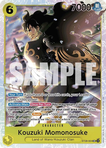 Image for Kouzuki Momonosuke (ST28-004) - One Piece Card Game