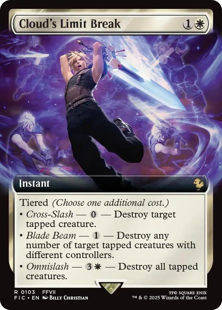 Image for Cloud's Limit Break (Extended Art) (103) (Commander: FINAL FANTASY) - Magic: The Gathering