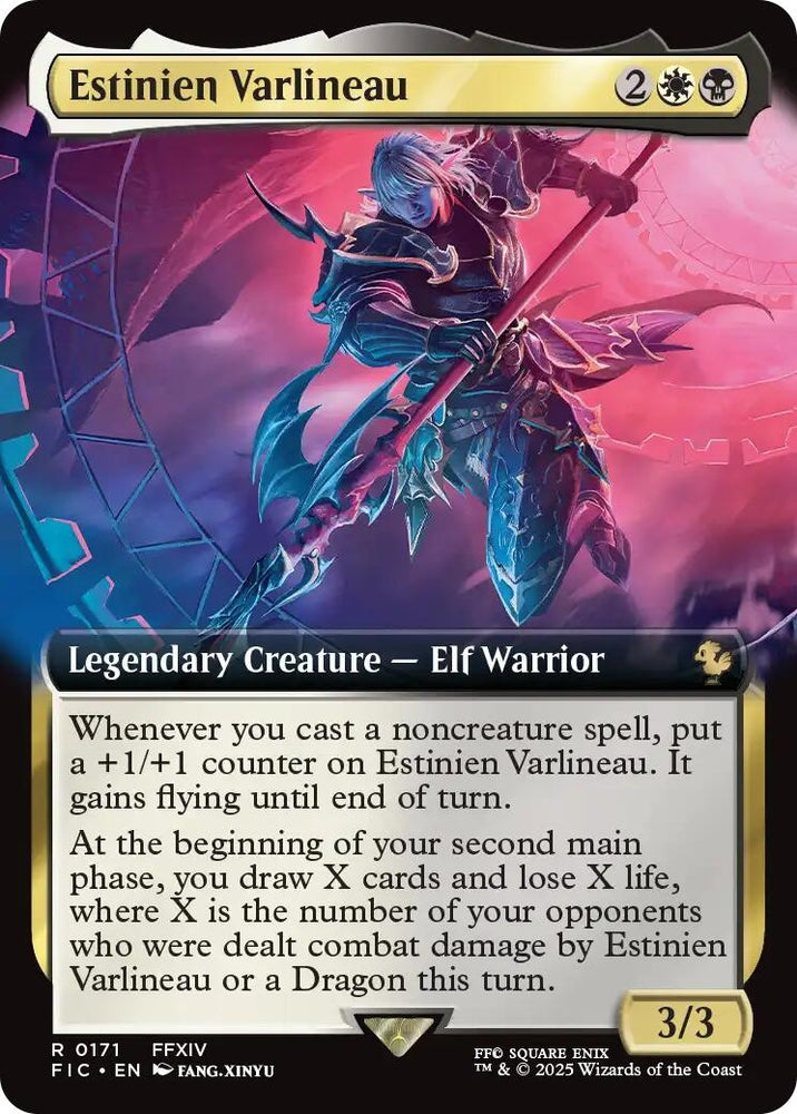 Image for Estinien Varlineau (Extended Art) (171) (Commander: FINAL FANTASY) - Magic: The Gathering