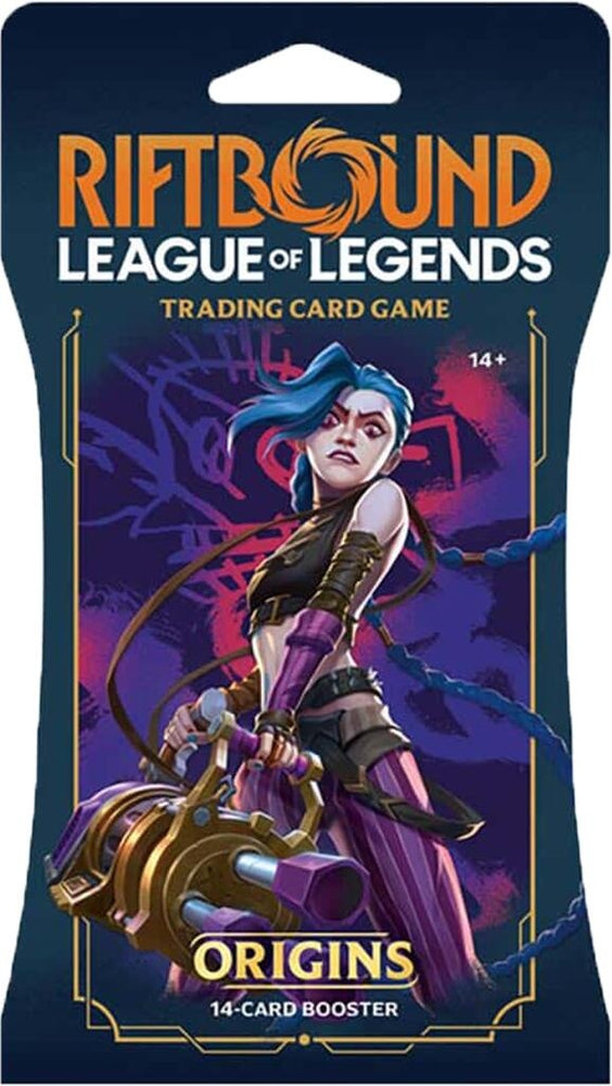 Image for Origins - Sleeved Booster Pack - Riftbound: League of Legends Trading Card Game