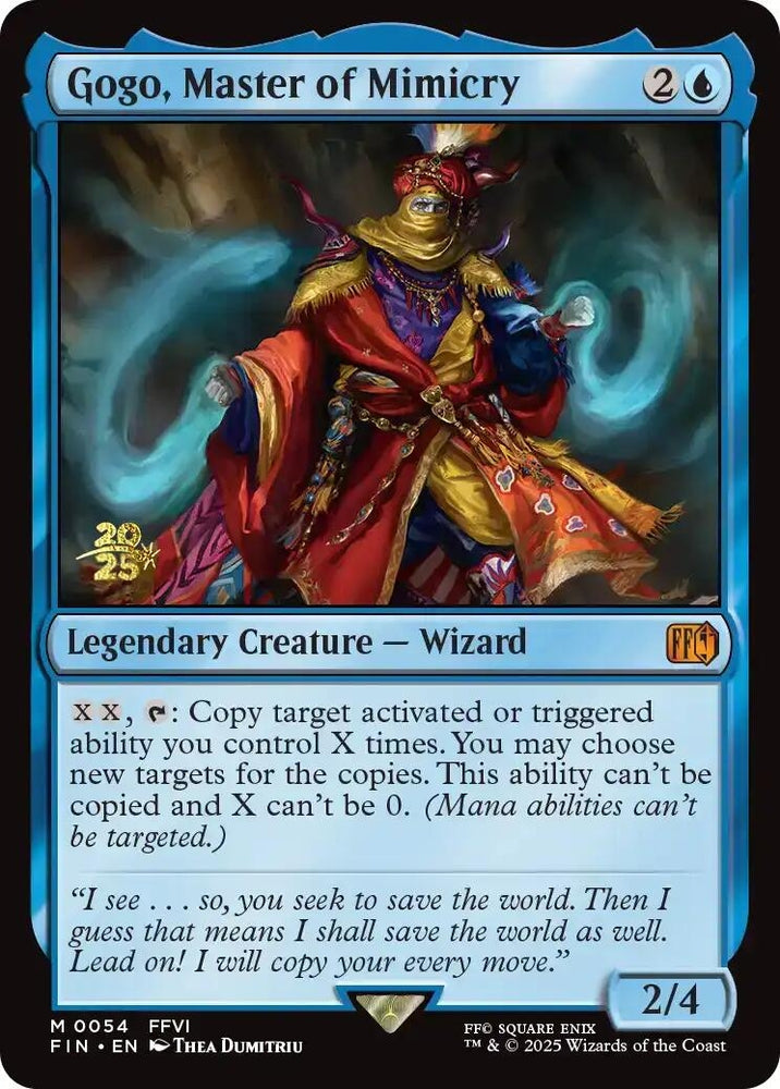 Image for Gogo, Master of Mimicry (54) (Prerelease Cards) - Magic: The Gathering