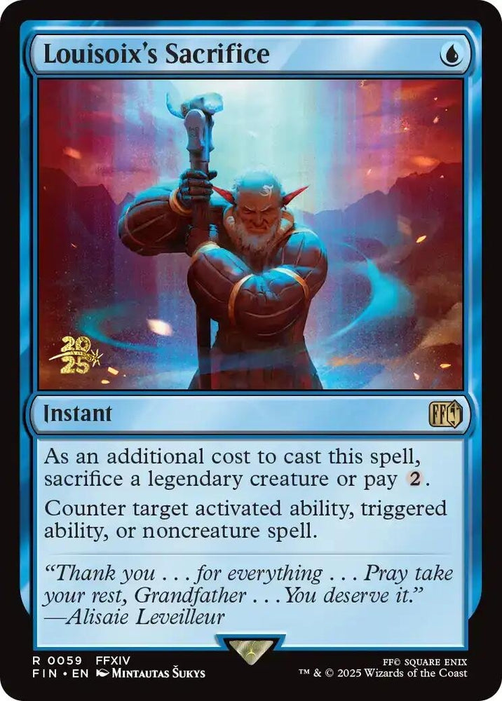 Image for Louisoix's Sacrifice (59) (Prerelease Cards) - Magic: The Gathering
