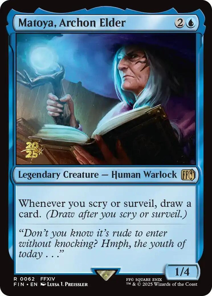 Image for Matoya, Archon Elder (62) (Prerelease Cards) - Magic: The Gathering