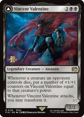 Image for Vincent Valentine (125) (Prerelease Cards) - Magic: The Gathering