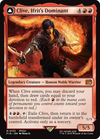 Image for Clive, Ifrit's Dominant (133) (Prerelease Cards) - Magic: The Gathering