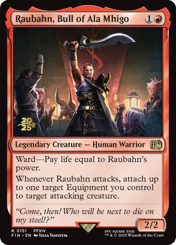 Image for Raubahn, Bull of Ala Mhigo (151) (Prerelease Cards) - Magic: The Gathering