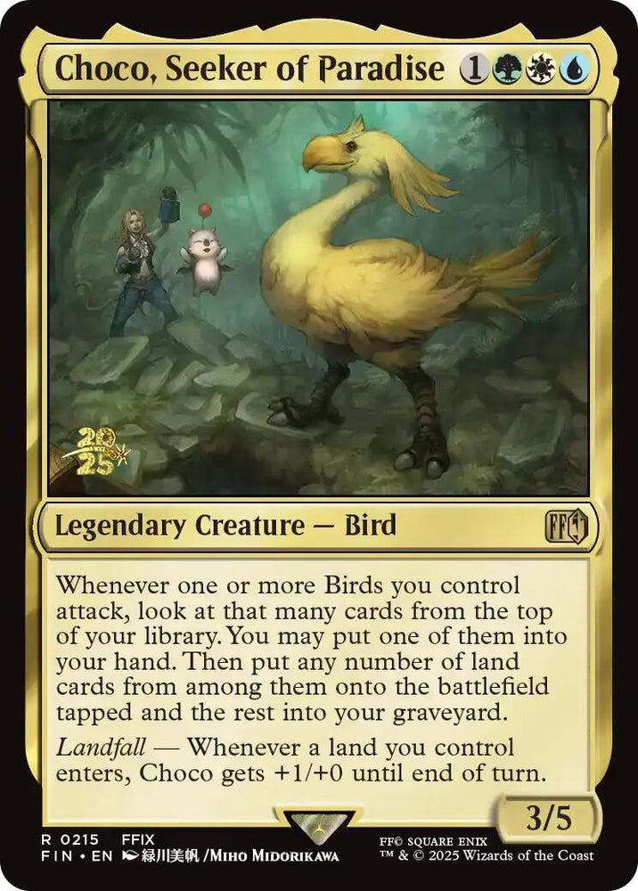 Image for Choco, Seeker of Paradise (215) - Magic: The Gathering