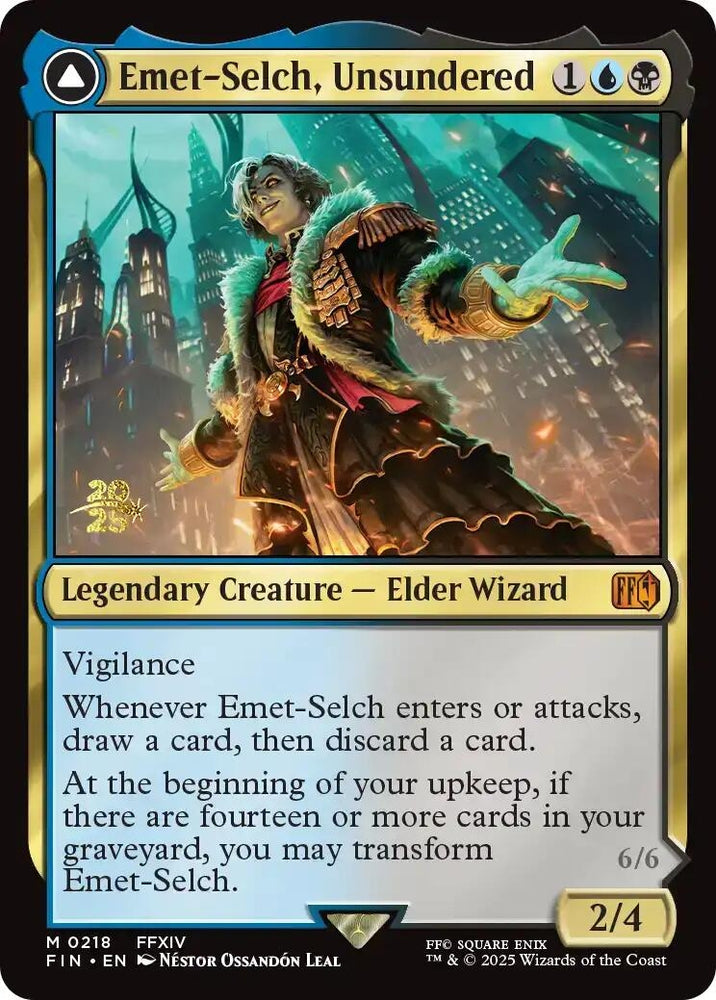 Image for Emet-Selch, Unsundered (218) (Prerelease Cards) - Magic: The Gathering