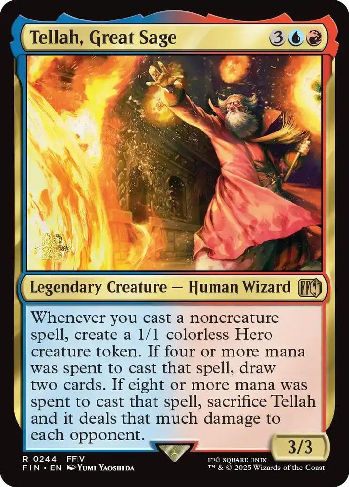 Image for Tellah, Great Sage (244) (Prerelease Cards) - Magic: The Gathering