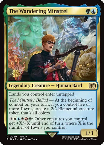 Image for The Wandering Minstrel (249) (Prerelease Cards) - Magic: The Gathering