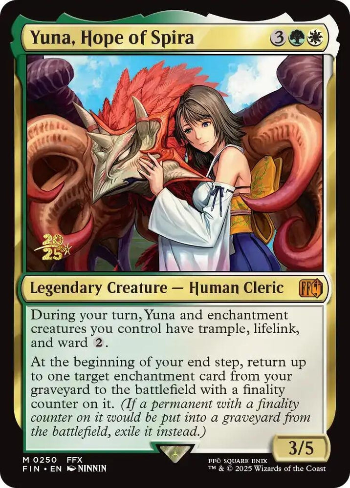 Image for Yuna, Hope of Spira (250) (Prerelease Cards) - Magic: The Gathering