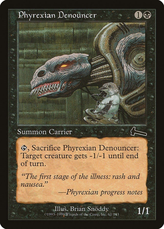 Image for Phyrexian Denouncer (61) - Magic: The Gathering