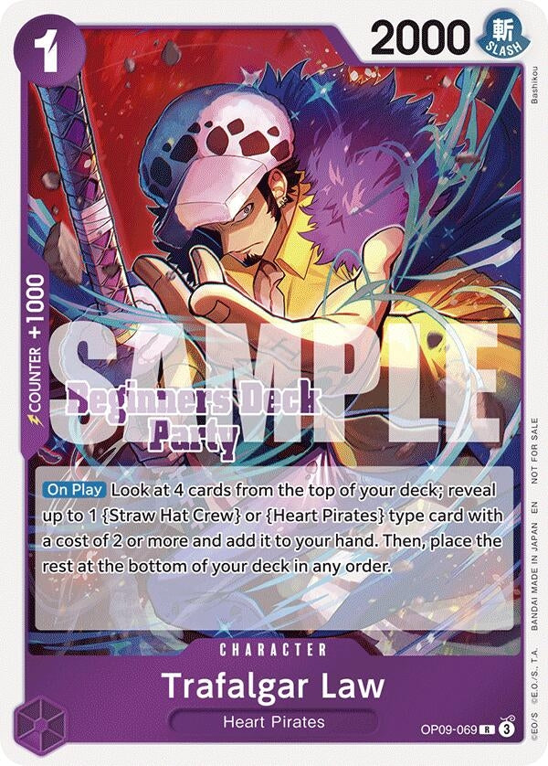 Image for Trafalgar Law (Beginners Deck Party [ST-23] - [ST-28] Participation Pack) (OP09-069) - One Piece Card Game