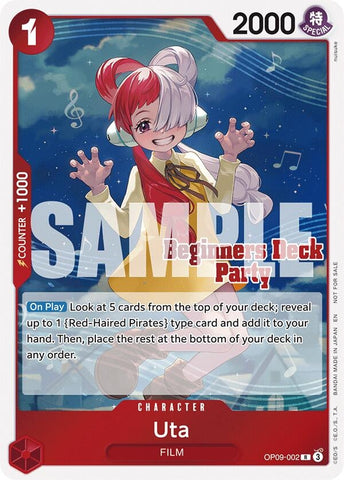 Image for Uta (Beginners Deck Party [ST-23] - [ST-28] Participation Pack) (OP09-002) - One Piece Card Game
