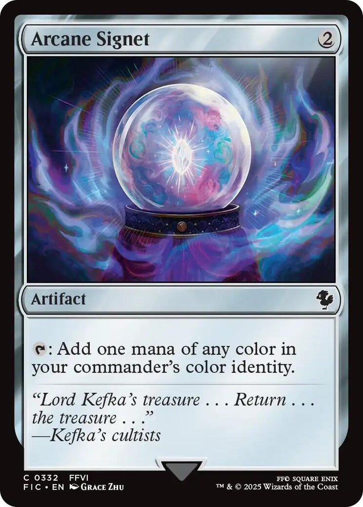 Image for Arcane Signet (0332) (Surge Foil) (332) (Commander: FINAL FANTASY) - Magic: The Gathering